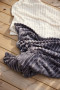 ESTHER REC. FLEECE PLAID, OFF WHITE