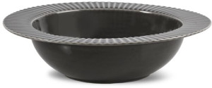 COFFEE & MORE DEEP PLATE, GREY