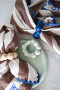 NAPKIN RING PORTO 4PCS/SET, MINTY GREEN