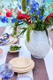 VASE CORALLO M, OFF WHITE